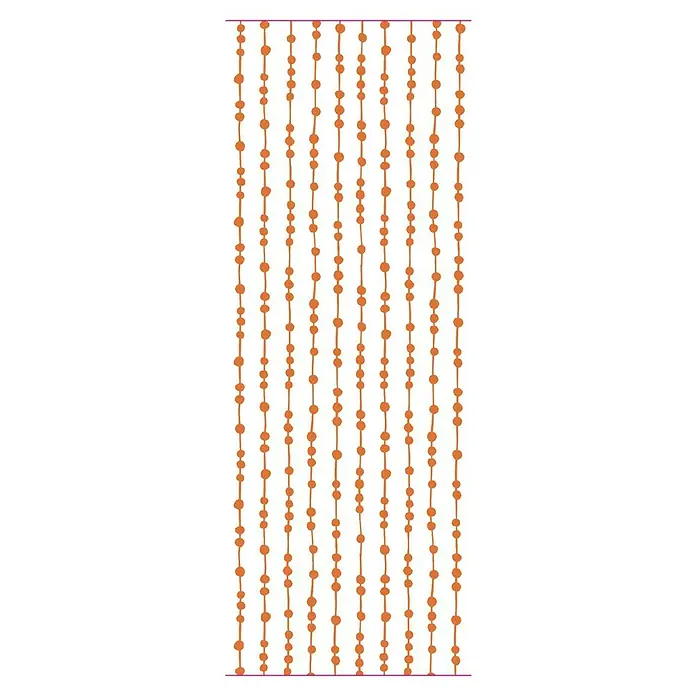 Cricut Joy Papier Deluxe Paper - 10 Stk., Moroccan, 30 x 11,5 cm, Cricut Schneideplotter - Orangefarbener Vorhang mit geometrischem Punktmuster. Dekoratives Element mit lebendigem Design für moderne Wohnräume.