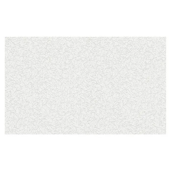 Rasch Wallton Vliestapete Putzstruktur - Weiß, Uni, 10,05 x 0,53 m, Grobe Struktur, Matt - Eine Nahaufnahme einer weißen Wand mit einer groben Putzstruktur, die eine rustikale und strukturierte Oberfläche zeigt.