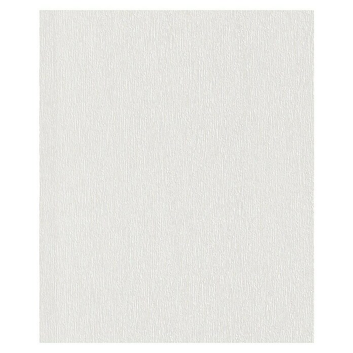 Rasch Wallton Vliestapete Premium Längsstreifen I (Weiß, Uni, 25 x 1,06 m)