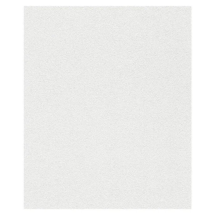 Rasch Wallton Vliestapete Premium Feine Putzstruktur - Weiß, Uni, 25 x 1,06 m - Bild einer weißen, strukturierten Oberfläche mit einem schwarzen Rahmen, ideal für Hintergründe oder Texturen.