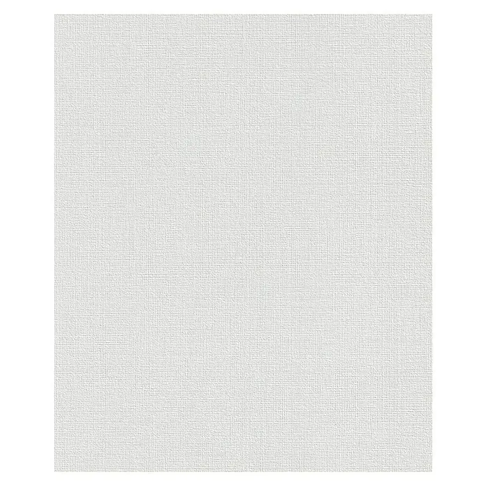 Rasch Wallton Vliestapete - Weiß, Uni, 10,05 x 0,53 m, Feine Struktur, Matt - Makroaufnahme eines leeren weißen Zeichenpapiers mit leichter Textur und einem schwarzen Rand für künstlerische Zwecke.