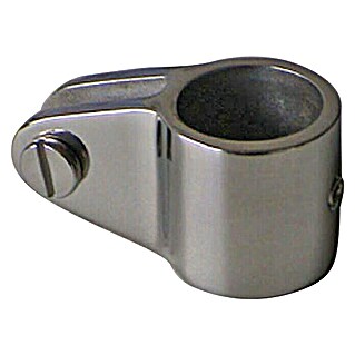 Abrazadera para toldo Capota (Para diámetro de tubo: 20 mm, 1 ud., Plateado)