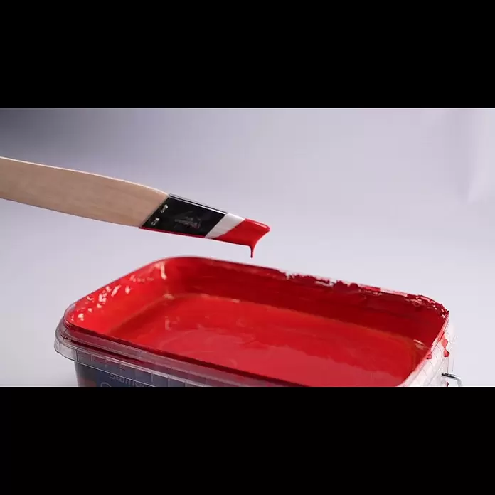 swingcolor Premium Schrägstrichzieher Lack - Breite Borsten: 25 mm, All-in-one-Borsten, Naturholz - Swingcolor Premium Schrägstrichzieher Lack