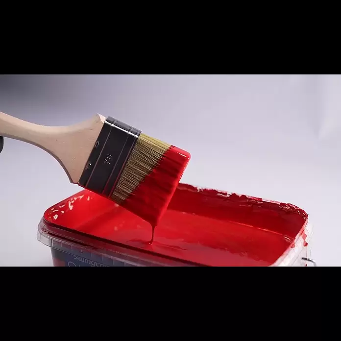 swingcolor Premium Fassadenstreicher - Breite Borsten: 70 mm, Kunststoffborsten, Naturholz - Swingcolor Premium Fassadenstreicher