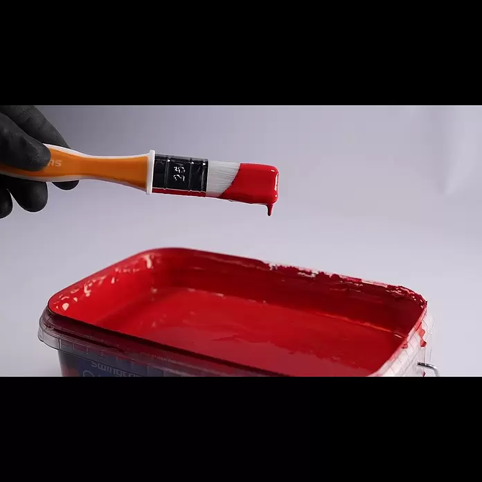 swingcolor Komfort Flachpinsel Lack Ergo - Breite Borsten: 25 mm, All-in-one-Borsten, Kunststoff - Swingcolor Komfort Flachpinsel Lack Ergo