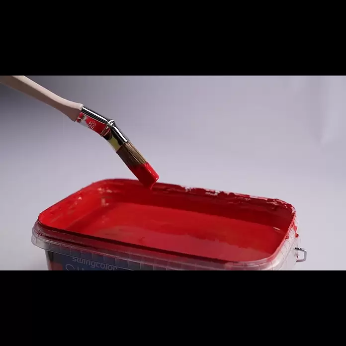 swingcolor Premium Heizkörperpinsel Lasur - Breite Borsten: 25 mm, Hollestermischung, Naturholz - Swingcolor Premium Heizkörperpinsel Lasur