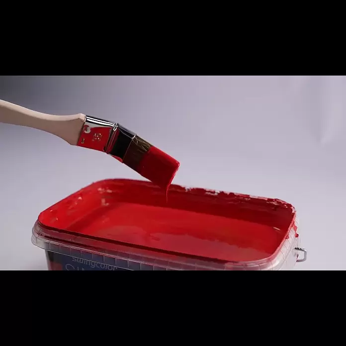 swingcolor Premium Heizkörperpinsel Lasur - Breite Borsten: 35 mm, Hollestermischung, Naturholz - Swingcolor Premium Heizkörperpinsel Lasur