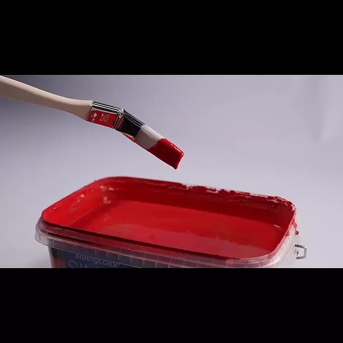 swingcolor Premium Heizkörperpinsel - Breite Borsten: 25 mm, Mischborsten, Naturholz - Swingcolor Premium Heizkörperpinsel