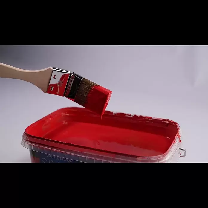 swingcolor Premium Heizkörperpinsel Lasur - Breite Borsten: 50 mm, Hollestermischung, Naturholz - Swingcolor Premium Heizkörperpinsel Lasur
