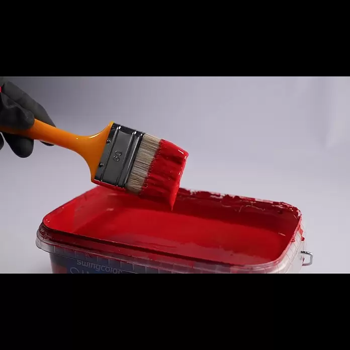 Flachpinsel Lack - Breite Borsten: 60 mm, Mischborsten, Kunststoff - Swingcolor Komfort Flächenstreicher