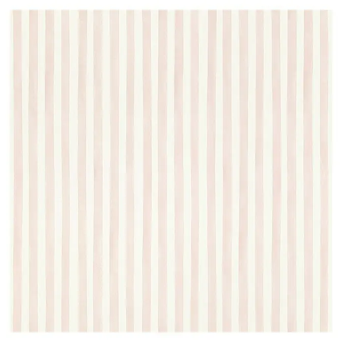 Rasch Bambino XIX Vliestapete - Rosa, Streifen, 10,05 x 0,53 m - Ein sanftes rosa-weiß gestreiftes Textil, ideal für elegante Dekorationen oder zarte Bekleidungsprojekte.