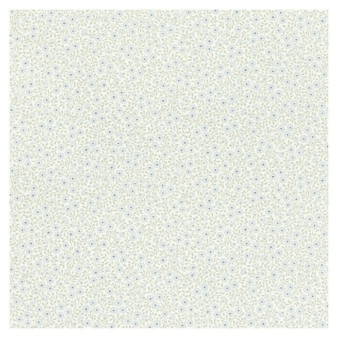 Rasch Bambino XIX Vliestapete Blümchen (Blassblau, Floral, 10,05 x 0,53 m) | BAUHAUS