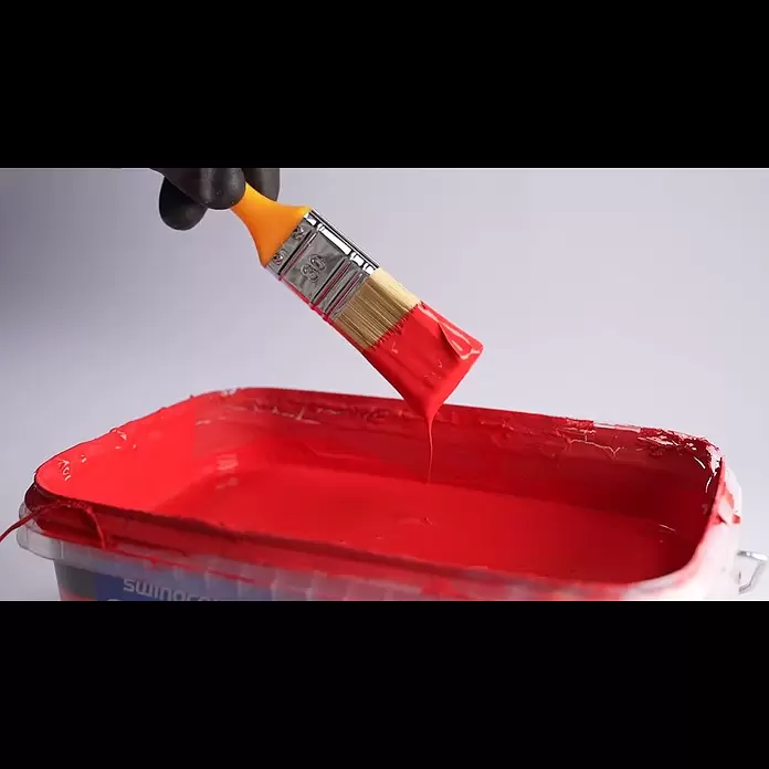 Lackierpinsel - Breite Borsten: 30 mm, Kunstborsten, Kunststoff - Lackierpinsel
