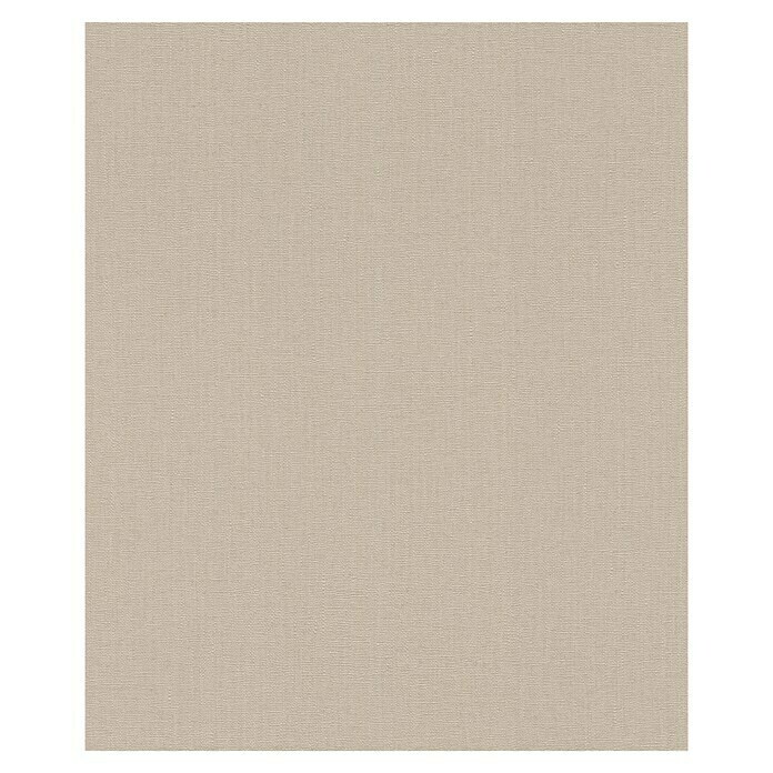 Barbara Home Collection Vliestapete Textil (Beige, Uni, 10,05 x 0,53 m)
