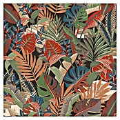 Rasch Tropical House Vliestapete Dschungel (Rot, Floral, 10,05 x 0,53 m) | BAUHAUS