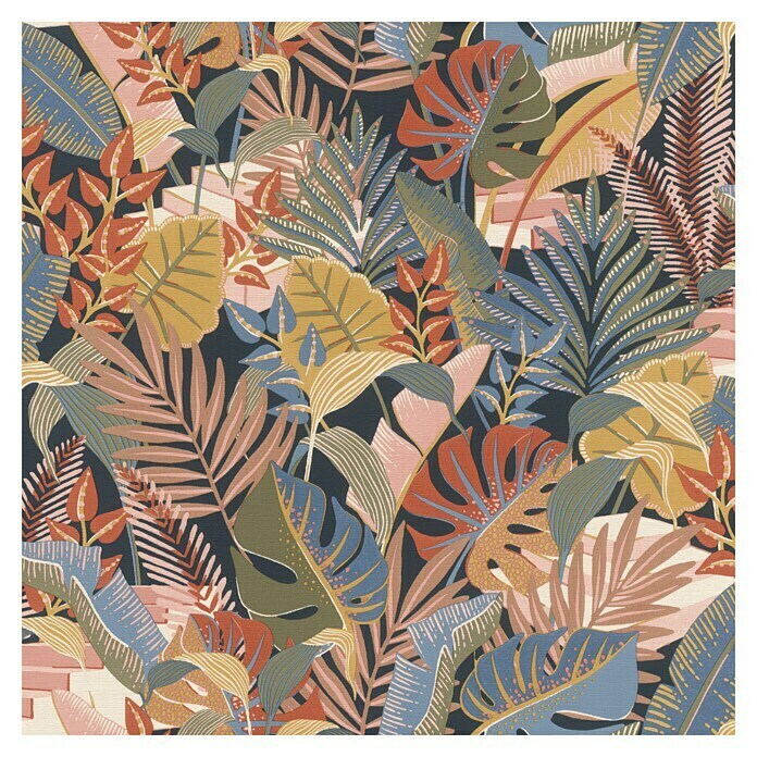 Rasch Tropical House Vliestapete Dschungel (Terra, Floral, 10,05 x 0,53 m) | BAUHAUS