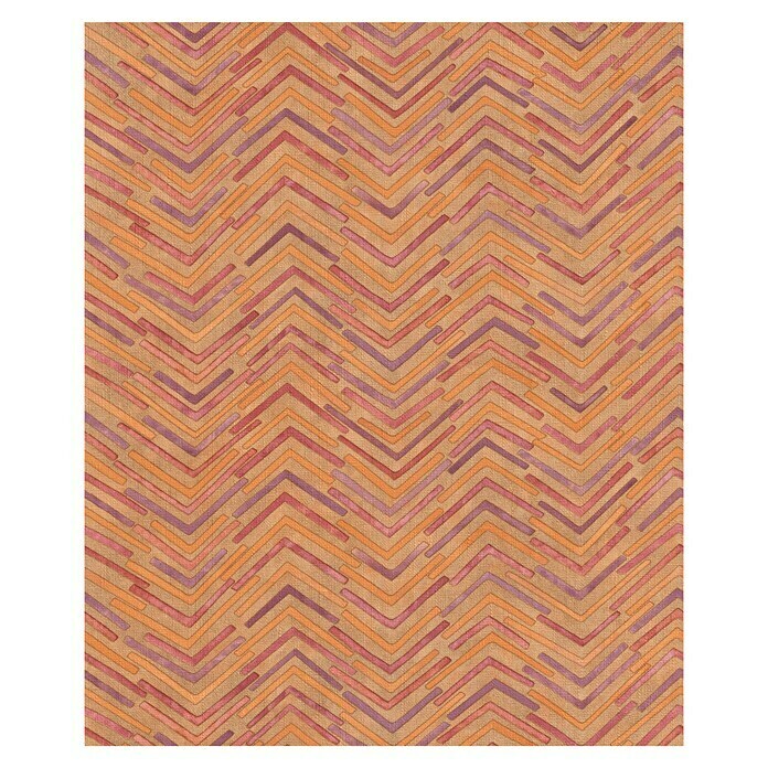 Barbara Home Collection Vliestapete (Rot, Grafisch, 10,05 x 0,53 m)