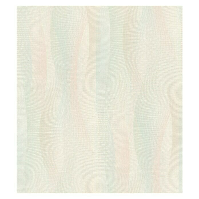 Rasch Tapetenwechsel 2 Vliestapete (Creme, Wellen, 10,05 x 0,53 m)