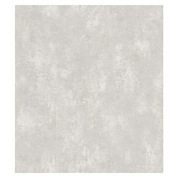 Rasch Tapetenwechsel 2 Vliestapete (Silbergrau, Uni, 10,05 x 0,53 m)