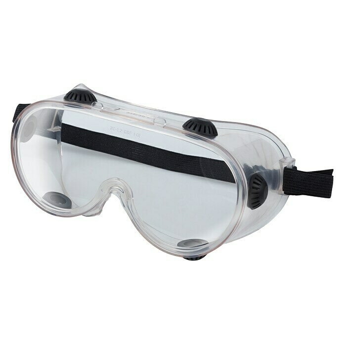 Wisent Gafas de seguridad antipolvo (Transparente, Con válvula)