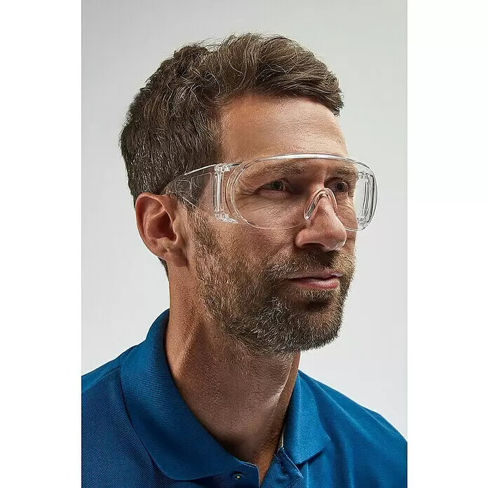 Wisent Schutzbrille - Transparent, Bügel - Anwendungsbeispiel