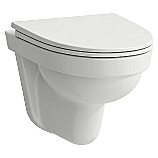 Laufen Wand-WC-Set Object (Spülrandlos, Weiß, Mit Absenkautomatik)