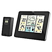 Hama Wetterstation WLAN mit App, Außensensor, Thermometer / Hygrometer / Barometer (12/24 h Zeitanzeige, Netzbetrieben, Schwarz) | BAUHAUS