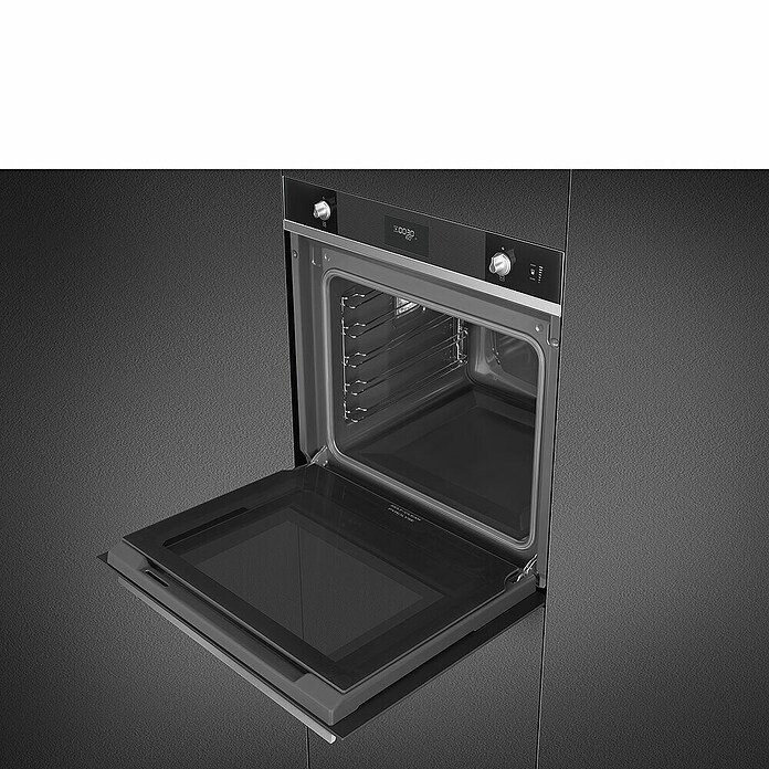 Smeg Horno empotrado SO6101S2N (Número de tipos de calentamiento: 11 ud., Volumen horno: 68 l, Negro) | BAUHAUS