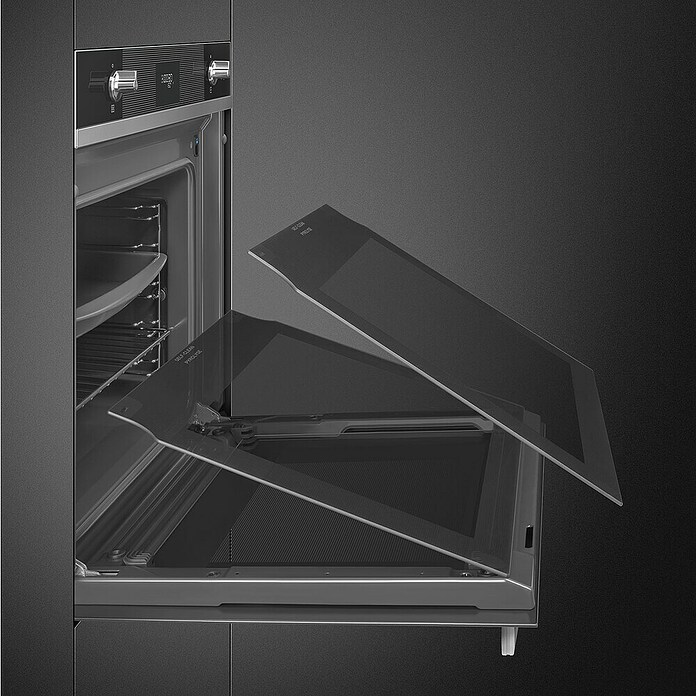 Smeg Horno empotrado SO6101S2N (Número de tipos de calentamiento: 11 ud., Volumen horno: 68 l, Negro) | BAUHAUS