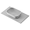 Lavabo y encimera Stadium (46 x 81 cm, Gris) | BAUHAUS
