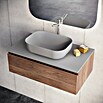 Lavabo y encimera Stadium (46 x 81 cm, Gris) | BAUHAUS
