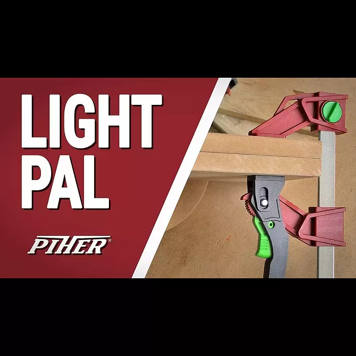 Piher Tornillo de apriete monomanual Light Pal - Anchura de sujeción: 300 mm, Fuerza de tensión: 1.177 N - LIGHT PAL: New Piher Ratchet Clamp