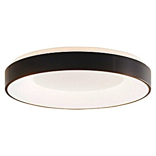 Eglo LED-Deckenleuchte rund Jutio (32,4 W, Ø x H: 48 x 7,5 cm, Schwarz/Weiß, Warmweiß)