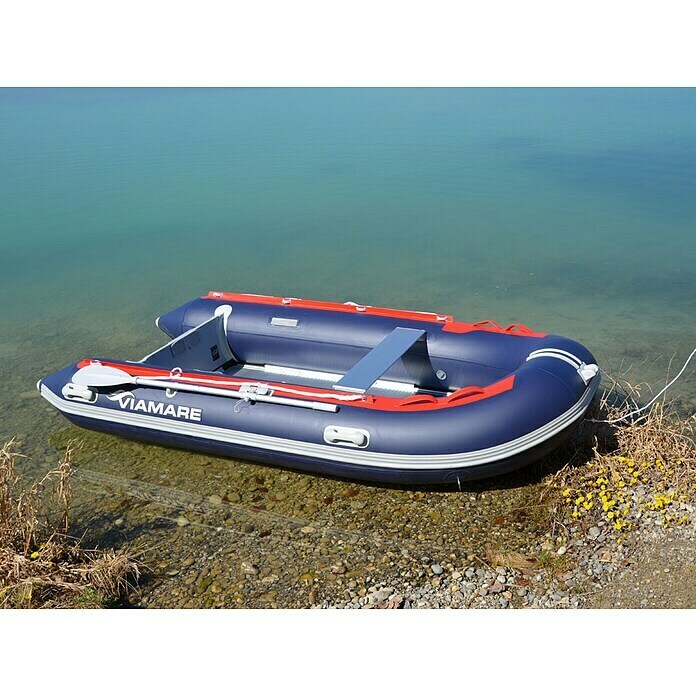 Viamare Schlauchboot 330 S AluL x B x H: 330 x 162 x 44 cm, Geeignet für: 4+1 Personen, Nutzlast: 650 kg, Rot/Blau Mood Shot