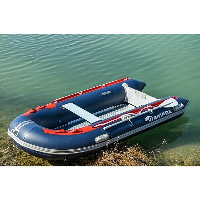 Viamare Schlauchboot 330 S AluL x B x H: 330 x 162 x 44 cm, Geeignet für: 4+1 Personen, Nutzlast: 650 kg, Rot/Blau Mood Shot