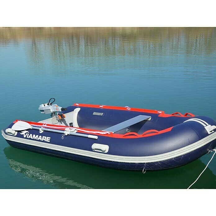 Viamare Schlauchboot 330 S AluL x B x H: 330 x 162 x 44 cm, Geeignet für: 4+1 Personen, Nutzlast: 650 kg, Rot/Blau Mood Shot