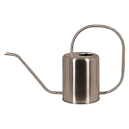Gießkanne (Edelstahl, 1,5 l, Silber)