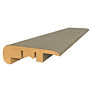 Perfil de escalera roble gris tierra (2,4 m x 50 mm x 20 mm)