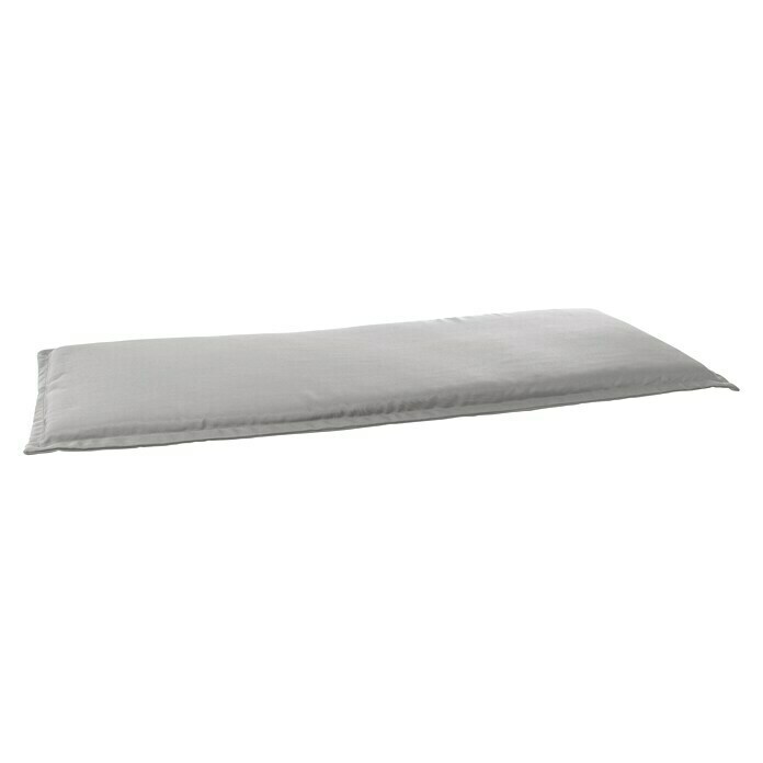 Doppler Bankauflage LookL x B x H: 150 cm x 45 mm x 4 cm, Hellgrau, 100 % Polyester Diagonal View