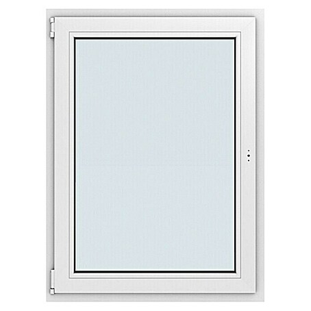 Solid Elements Kunststofffenster Basic (90 x 120 cm, DIN Anschlag: Links, Weiß)