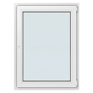 Solid Elements Kunststofffenster Basic (90 x 120 cm, DIN Anschlag: Rechts)