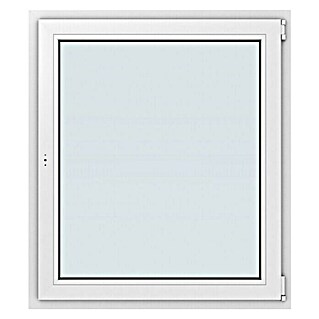 Solid Elements Kunststofffenster Basic (105 x 120 cm, DIN Anschlag: Rechts, Weiß)