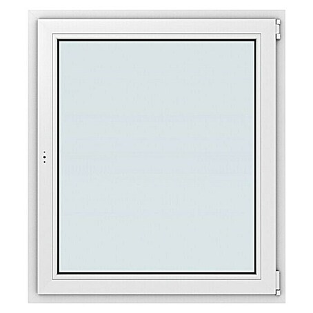 Solid Elements Kunststofffenster Basic (105 x 120 cm, DIN Anschlag: Rechts, Weiß)