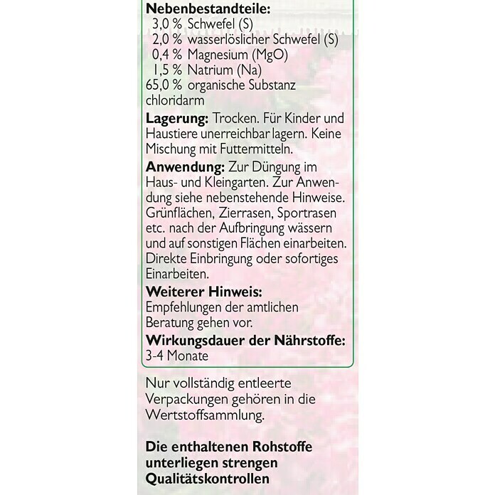 Neudorff Azet Rhododendrondünger2,5 kg Detail Shot