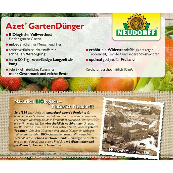 Neudorff Fertofit Gartendünger (1 kg)