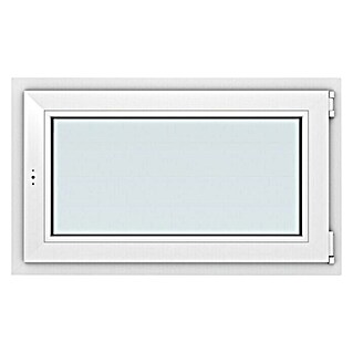 Solid Elements Kunststofffenster Basic (100 x 60 cm, DIN Anschlag: Rechts, Weiß)