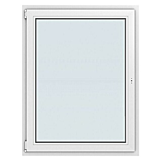 Solid Elements Kunststofffenster Basic (105 x 135 cm, DIN Anschlag: Links, Weiß)