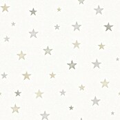 Papel pintado Estrellas fondeo (Blanco, Motivo decorativo, 10 x 0,53 m) | BAUHAUS