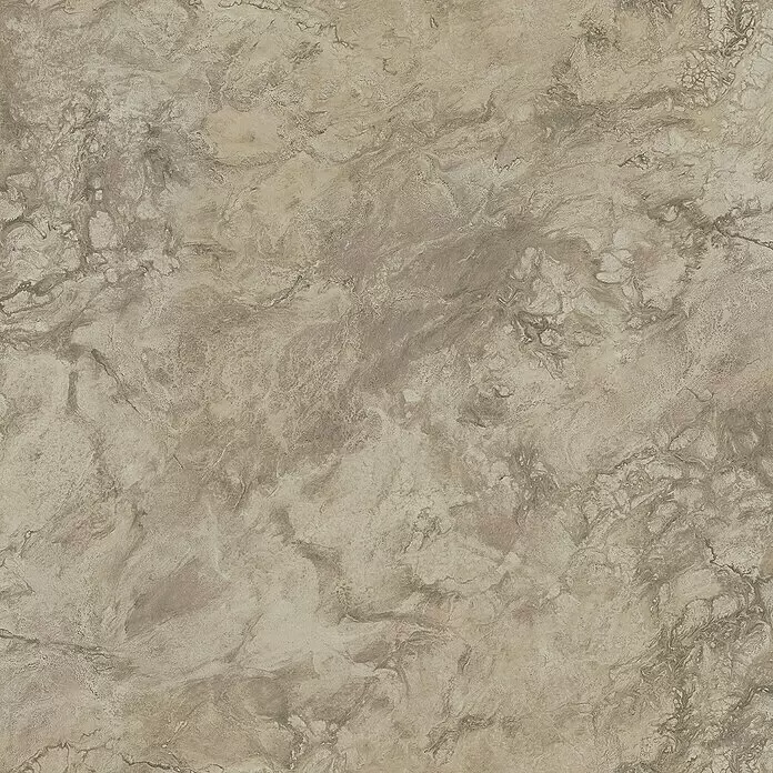 Grandeco Papel pintado de vinilo - Marrón, Efecto de baldosa, 10 x 0,53 m - Superficie texturizada con patrones en espiral en tonos beige, marrón y gris, similar a mármol o piedra natural.