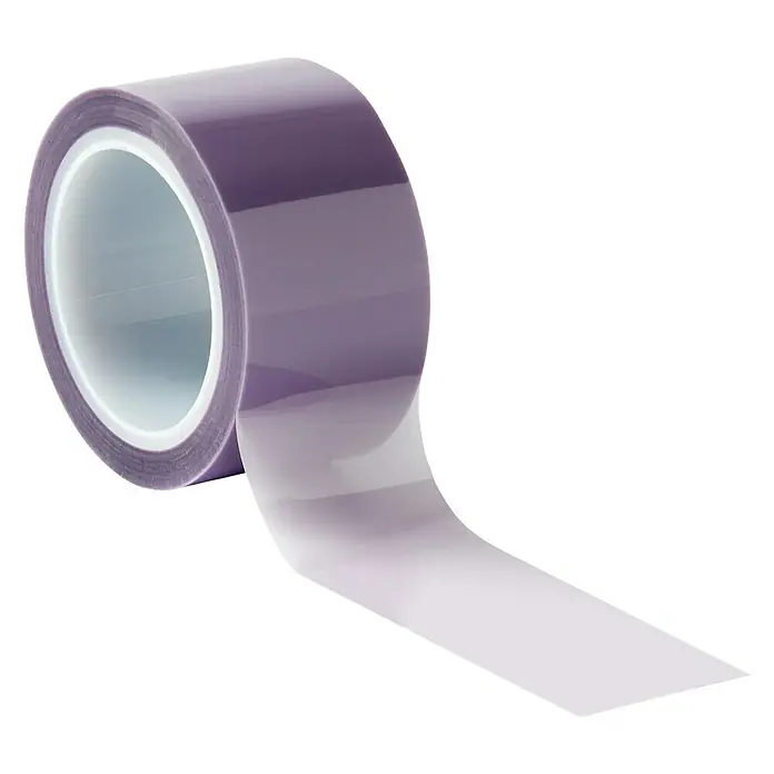 Cricut Klebeband Strong Heat Resistant - 10 m x 2,5 cm - Rolle lila Klebeband, transparent und glänzend, ideal für Verpackung, Basteln oder Büro.